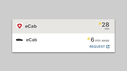 More taxi options with eCab - Citymapper
