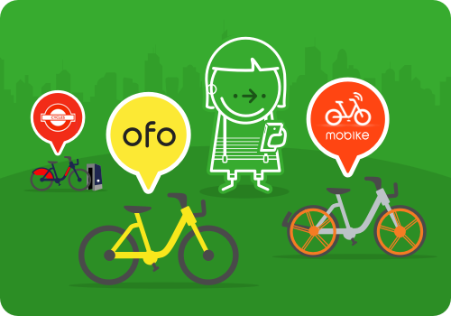 Ofo and mobike online